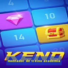 montador de treino academia